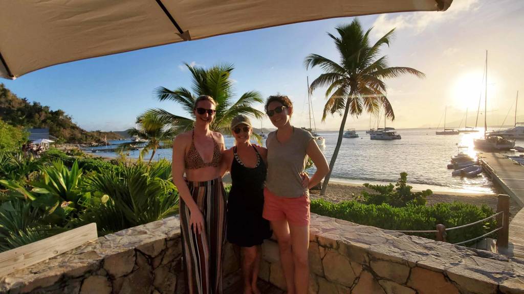 Sunsail Guests Sunset Cooper Island Beach Club BVI Caribbean