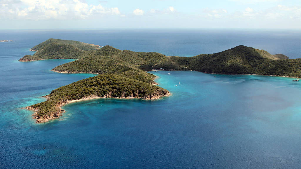 Norman Island from above