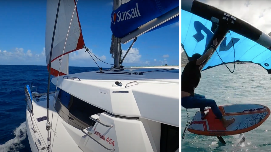 Charline Picon en croisière à Saint-Martin avec Sunsail