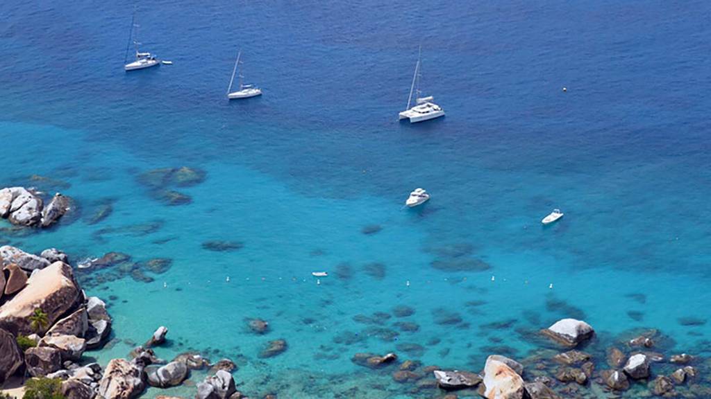 The Baths in the BVI