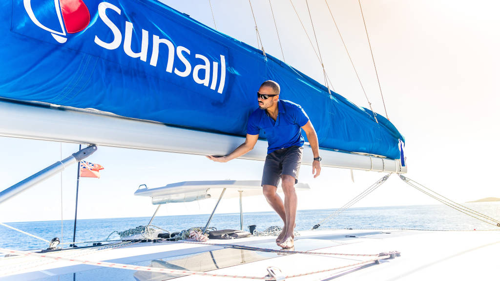 Sunsail skipper on board yacht