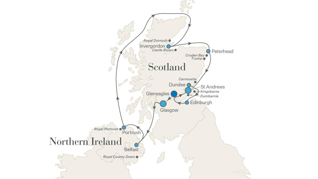 2027 British Isles Golf Cruise