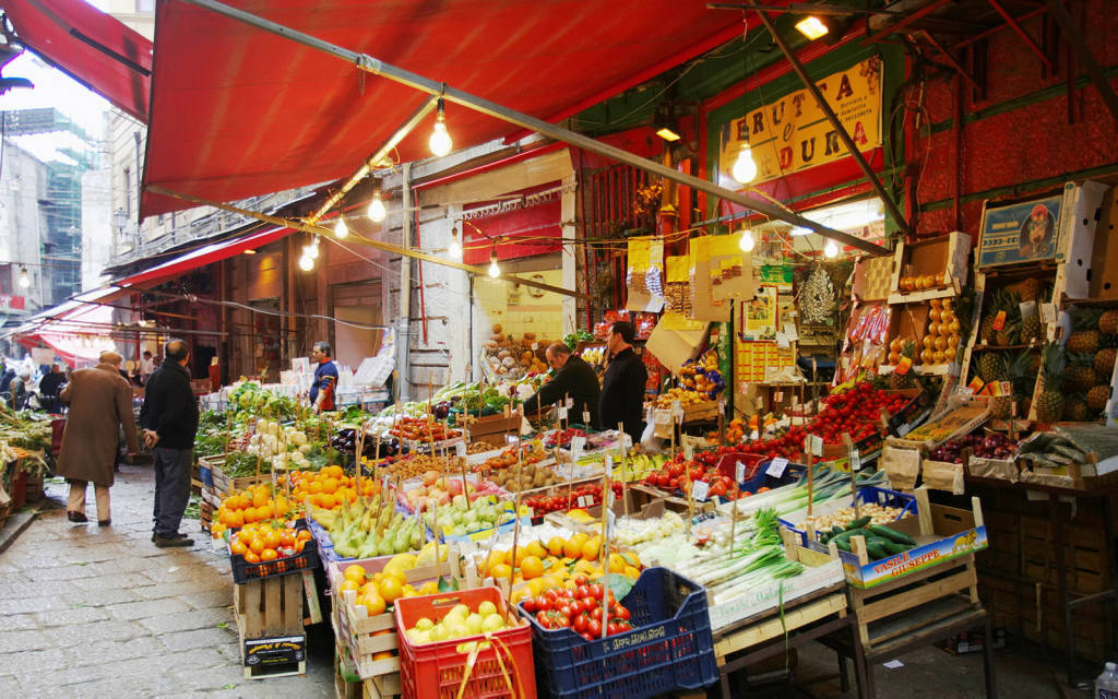 Sicily market stall