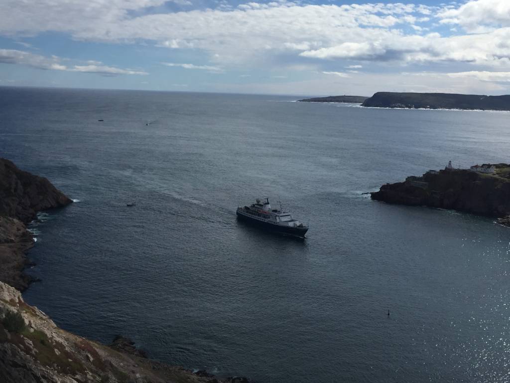 The Sea Adventurer, as pictured in St Johns.
