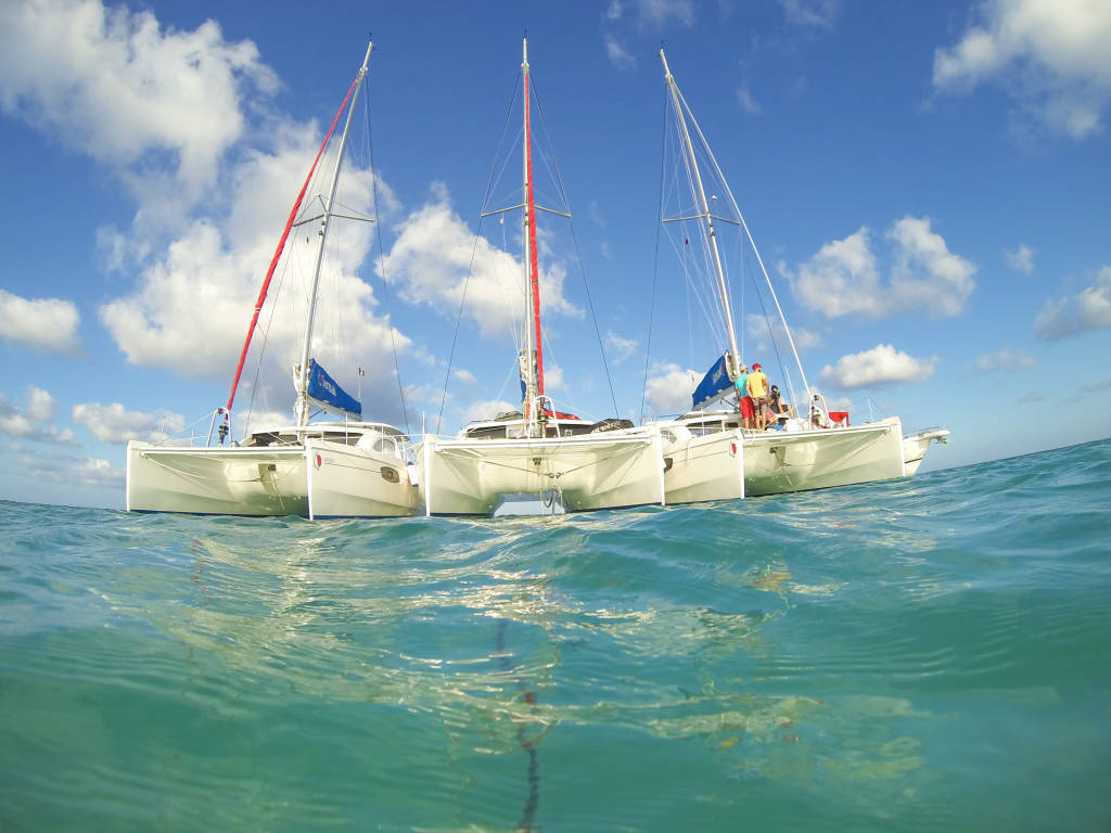 Sunsail boat in Antigua