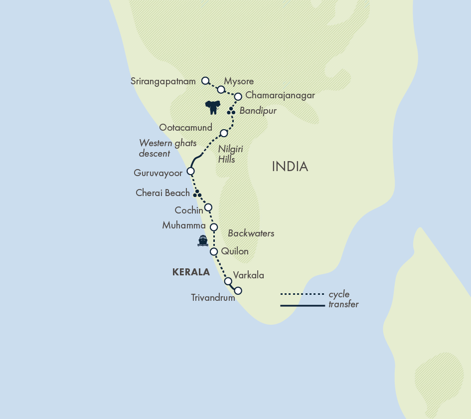 Cycle Kerala & Tropical India