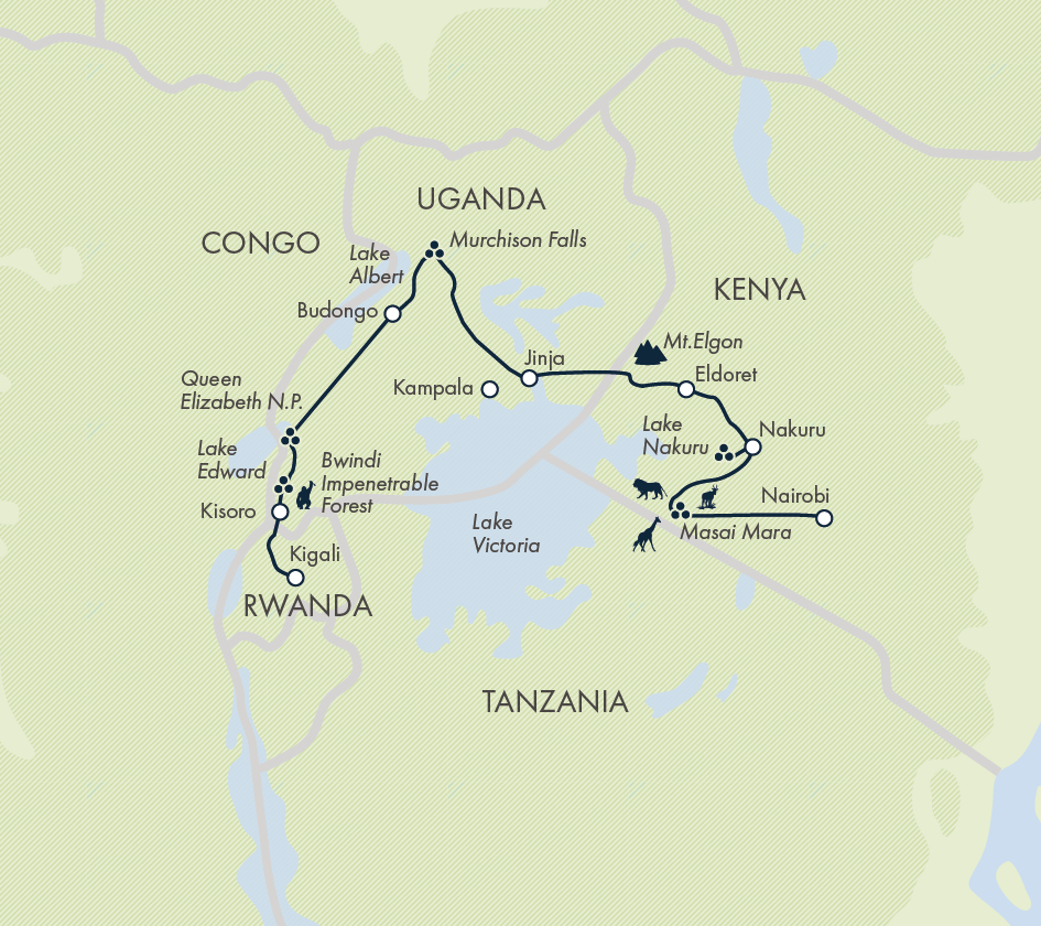 Gorillas & Masai Mara – Camping