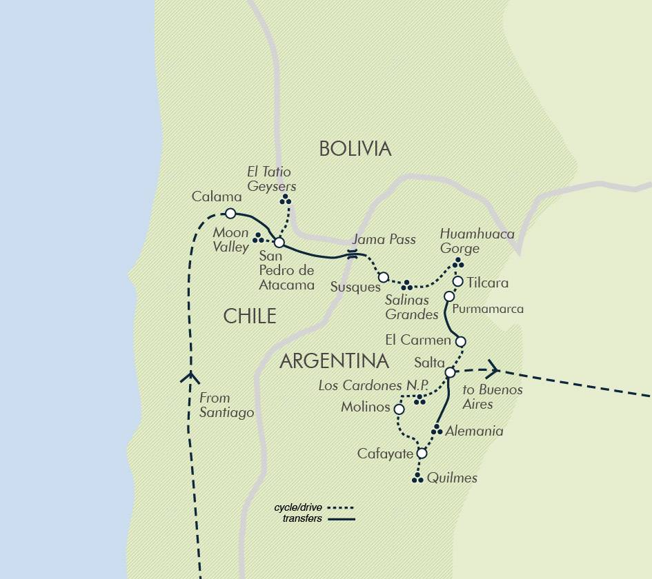 Cycle Chile & Argentina: Atacama to Salta