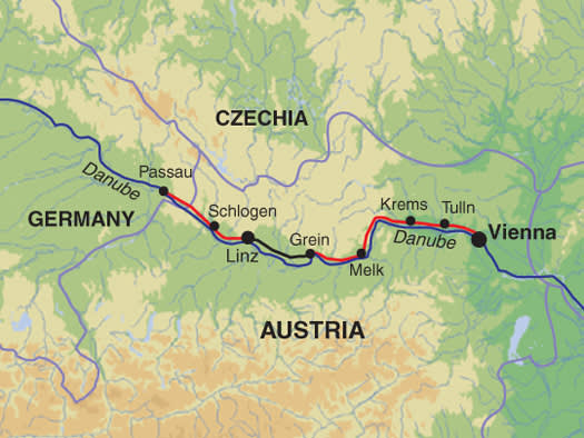 Passau to Vienna Cycling