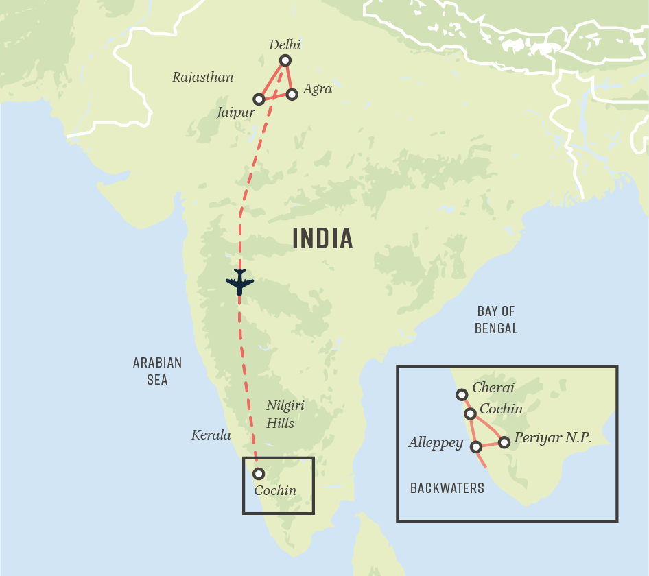 Bazaars & Backwaters in India