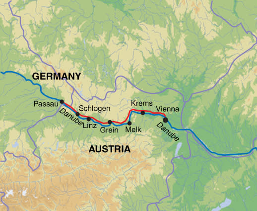 Cycling on the Danube from Passau to Vienna