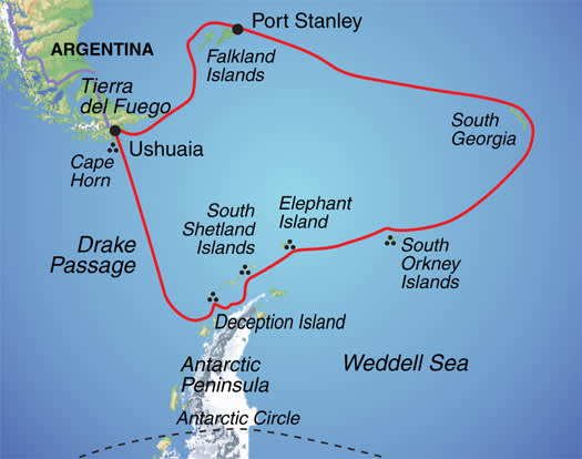 Falklands, South Georgia and Antarctica: Explorers and Kings