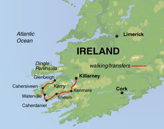 Walking the Kerry Way and Killarney National Park