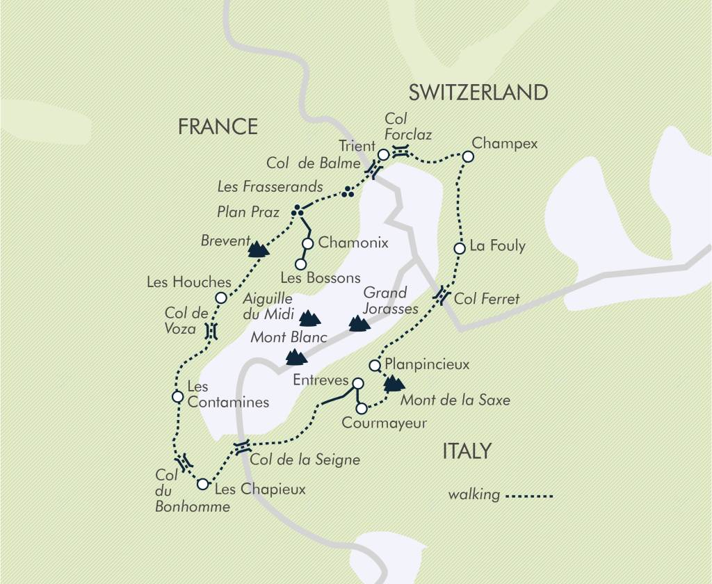 TMB - Tour du Mont Blanc - route, description, campings - In the