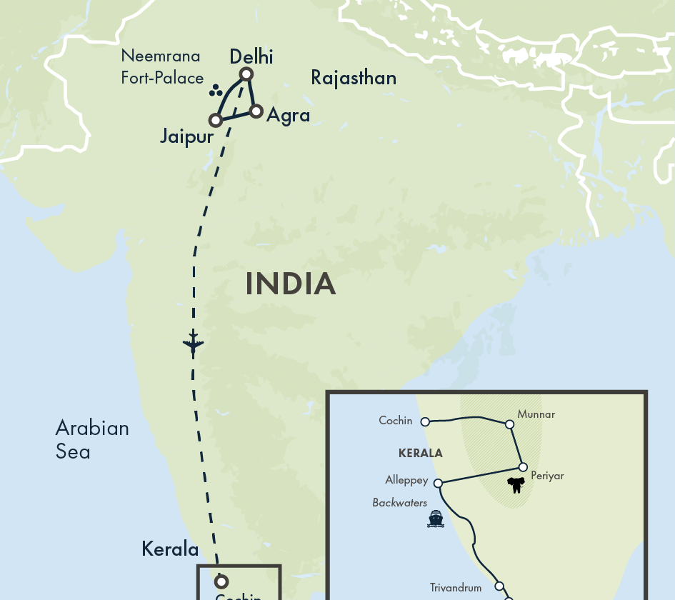 India’s North & South – Premium Adventure