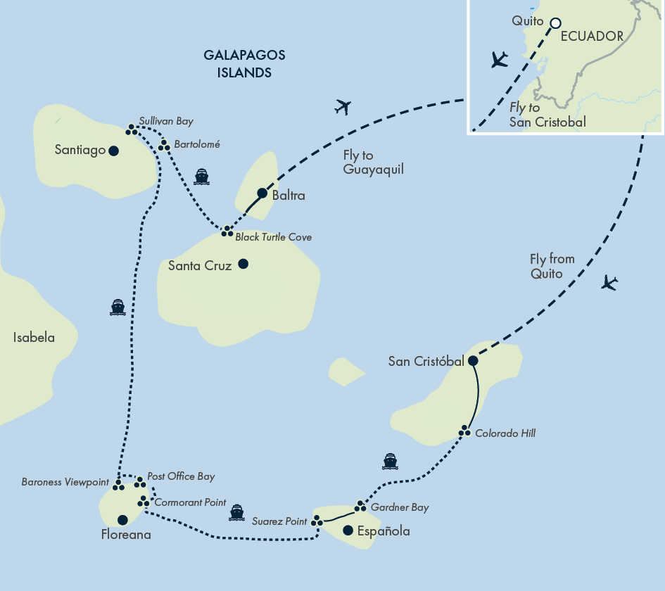 Galapagos Escape – Solaris (Itinerary C)