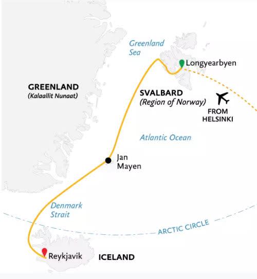 Ultimate Arctic Voyage: From Svalbard to Jan Mayen to Iceland