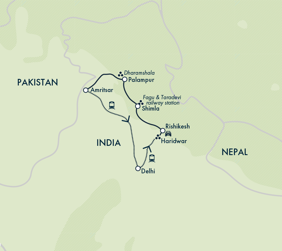 Foothills of the Himalaya