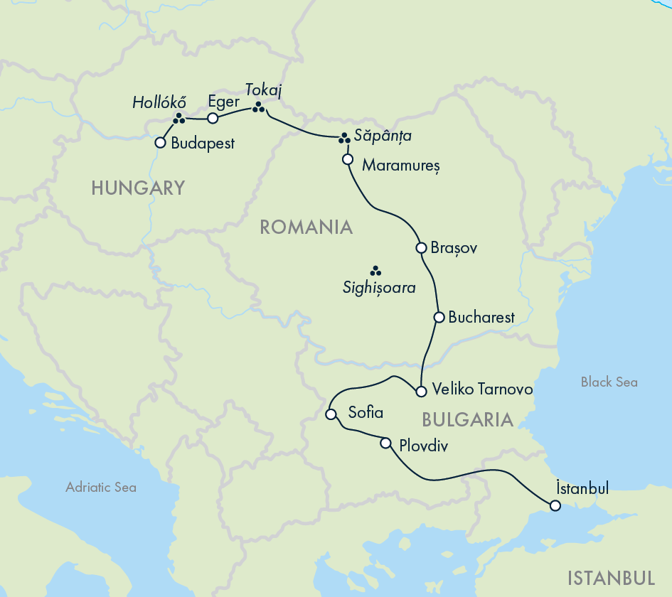 Budapest to Istanbul Adventure