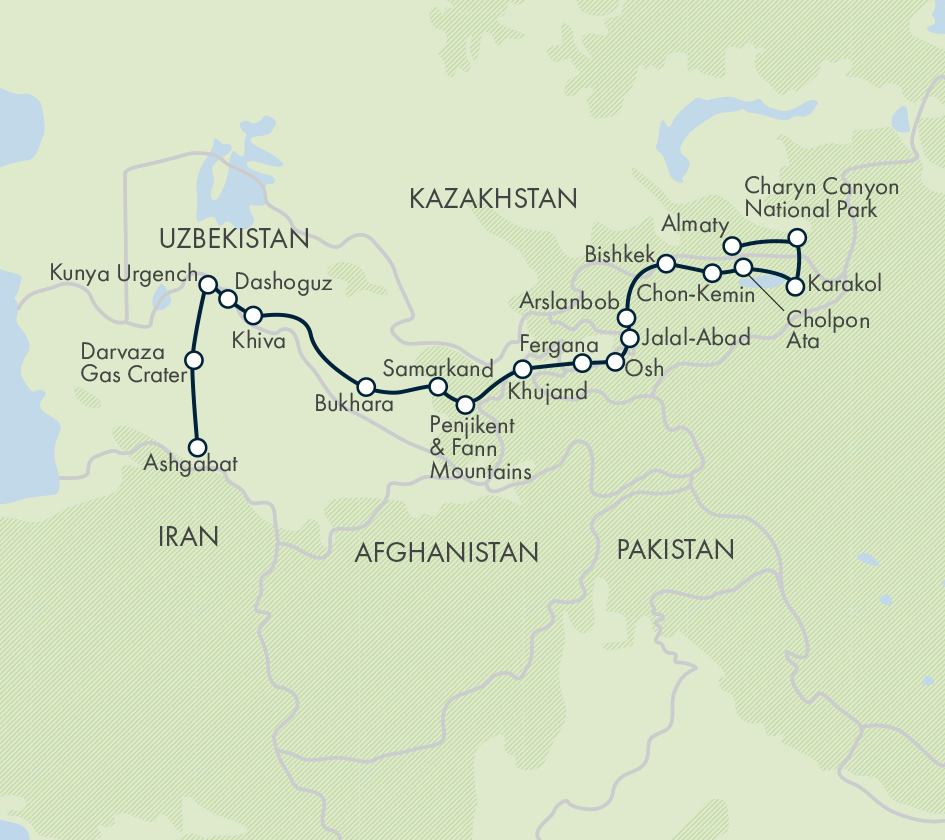 The Five Stans of the Silk Road – Reverse