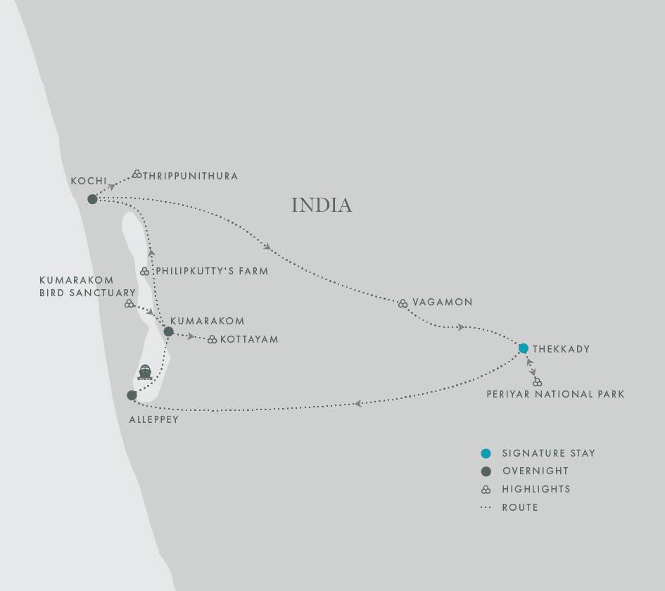 Signature India | Between Spices & Backwaters