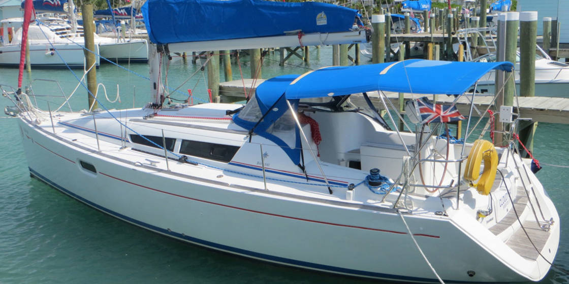 Used Jeanneau at dock