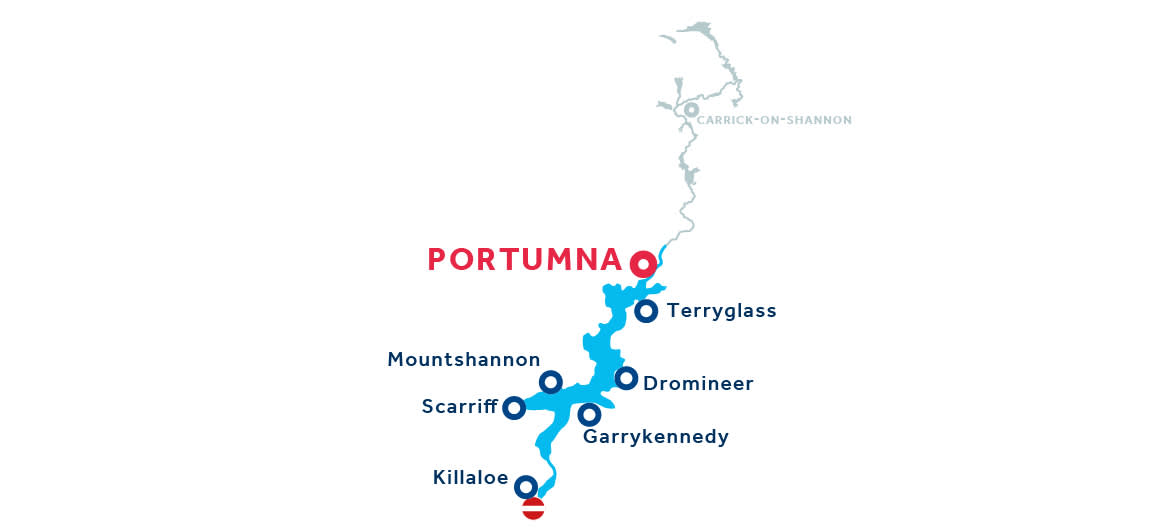 Portumna RETURN 7-Night Itinerary