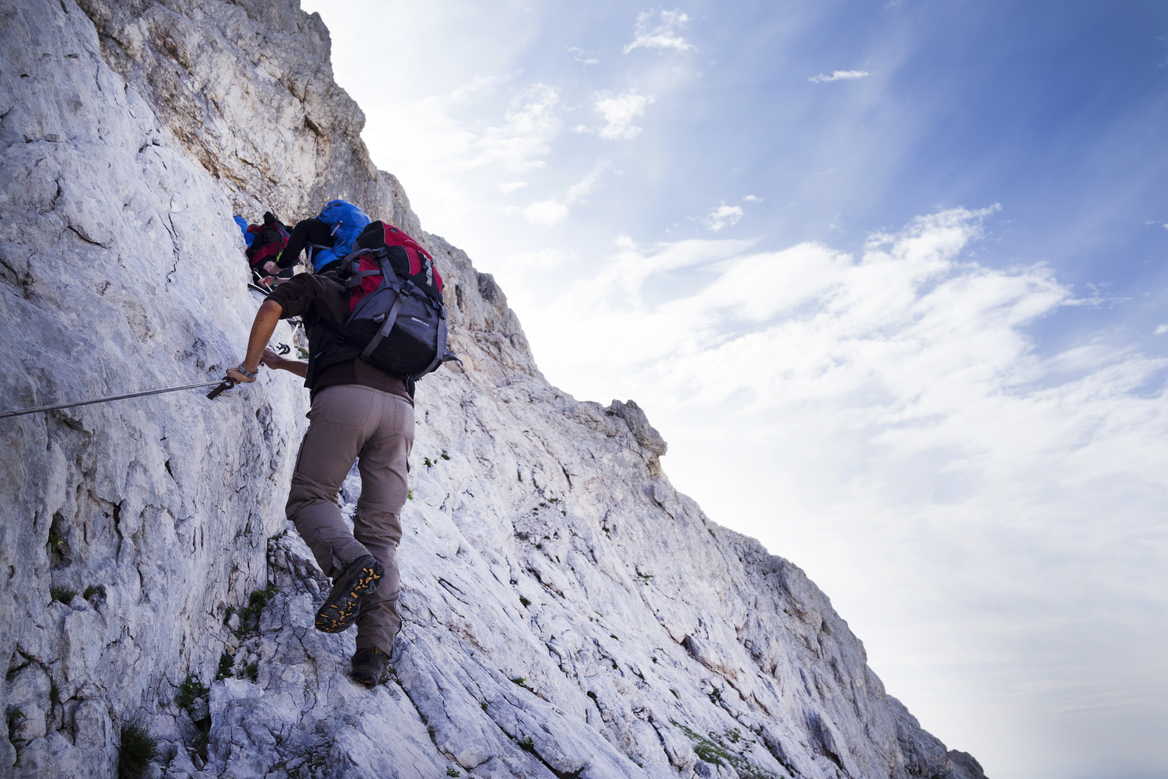 Rock climbing