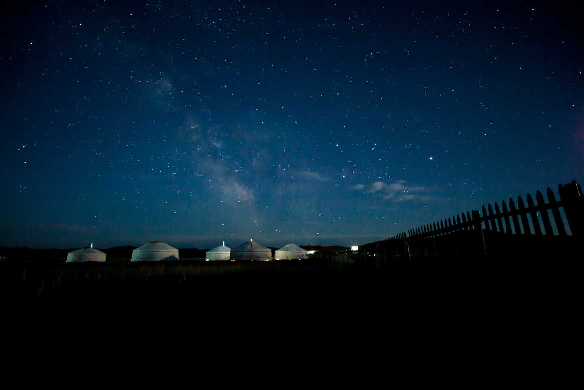 camping beneath the stars