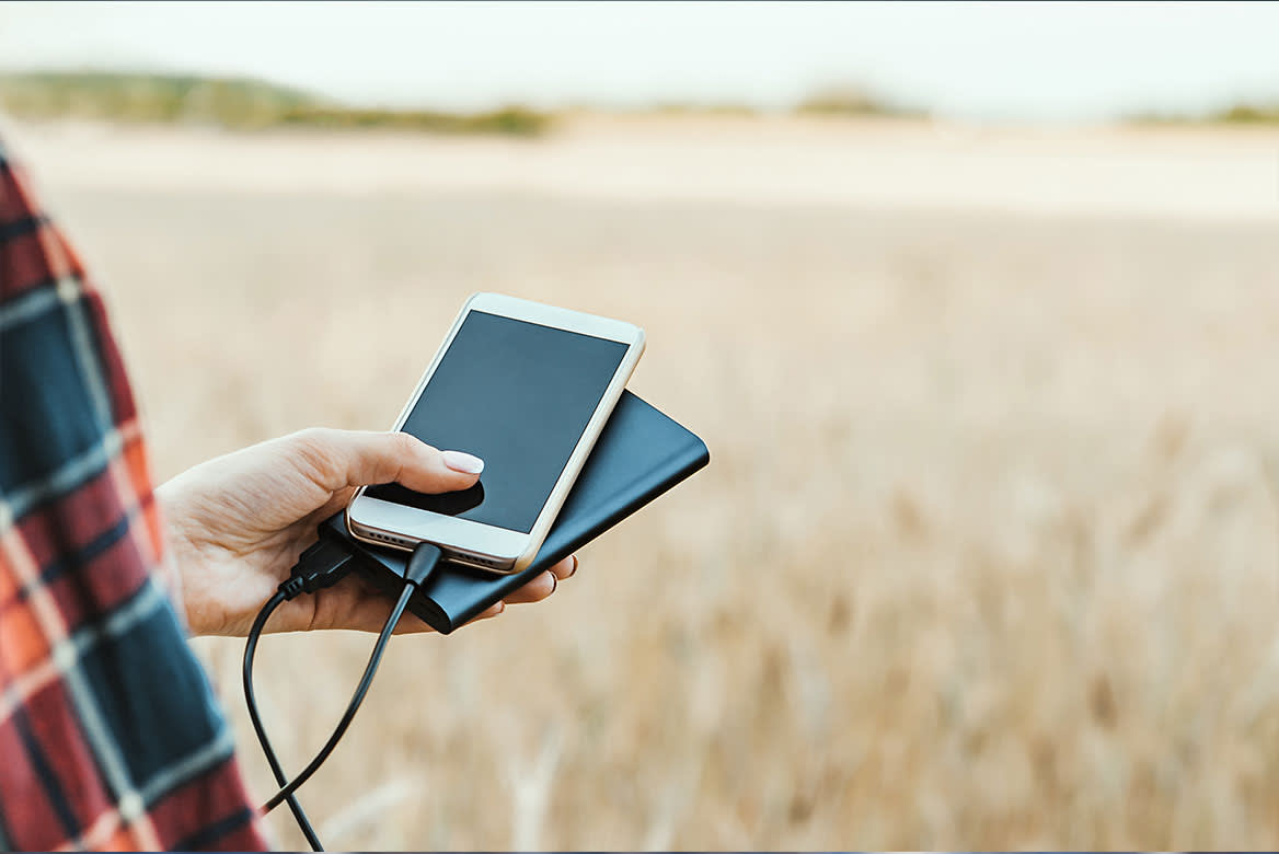 Power bank charger camera