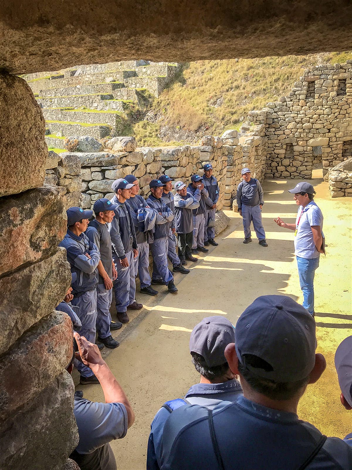 Exodus Porters at Machu Picchu