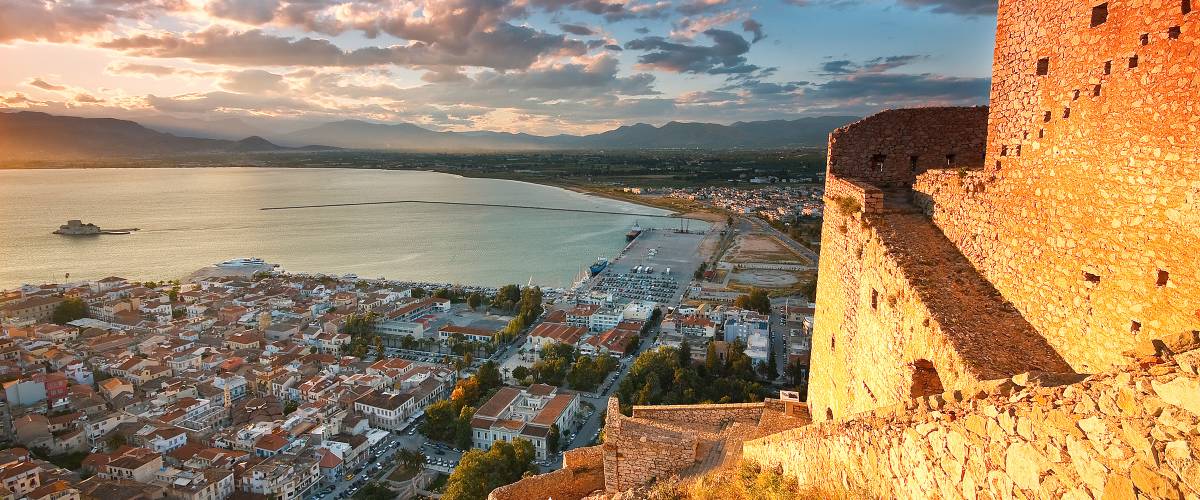 Athens overlooking the harbor
