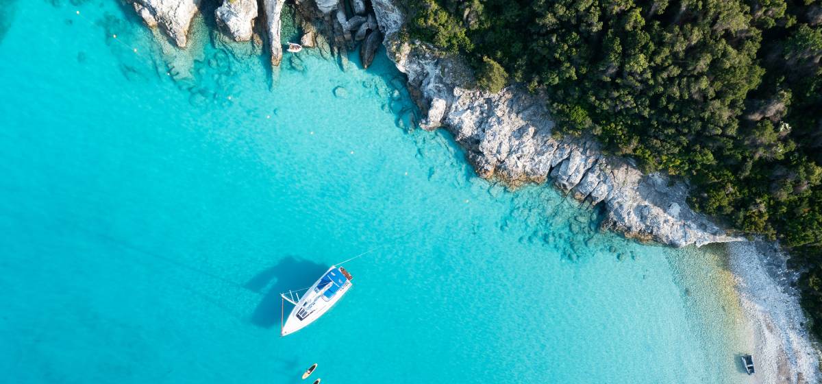 Sailing in Corfu