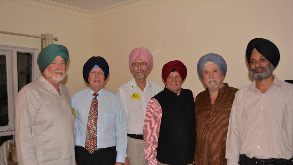 Member of the Rotary Club of Wagga Wagga in India