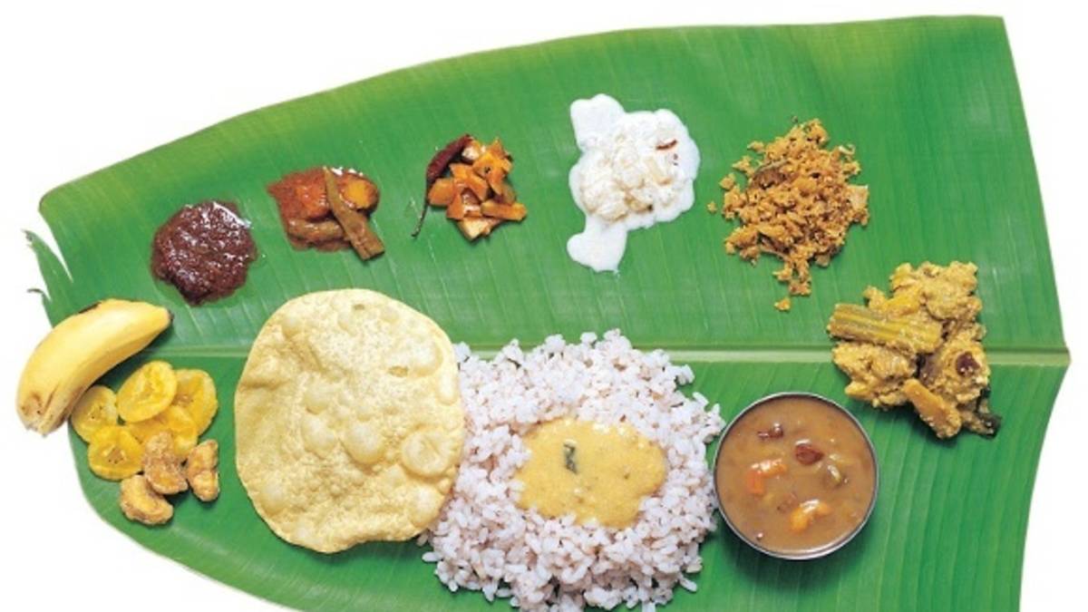 Traditional food in Kerala