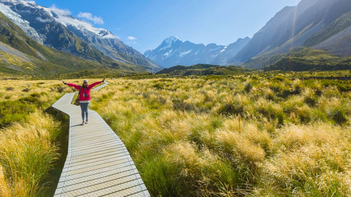 Mt Cook in New Zealand
