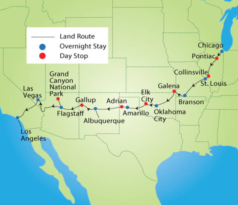 Book a Fully Guided Historic Route 66 Land Tour | YMT Vacations