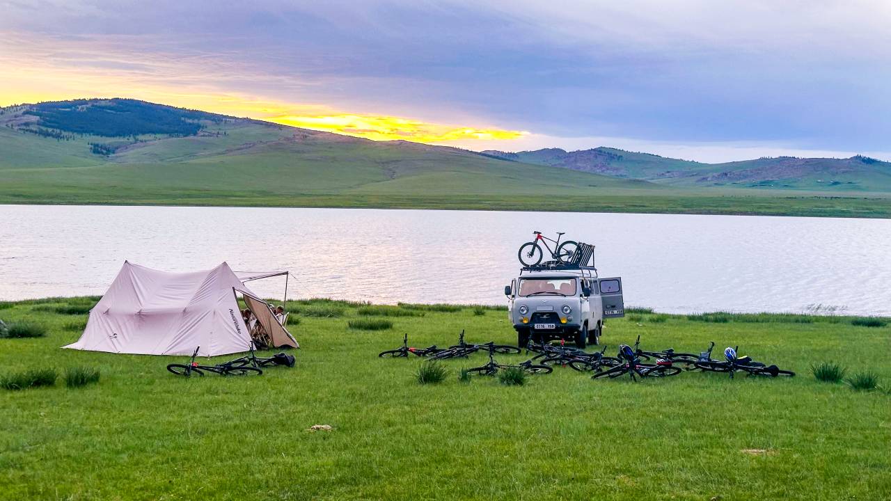 Cycling in Mongolia