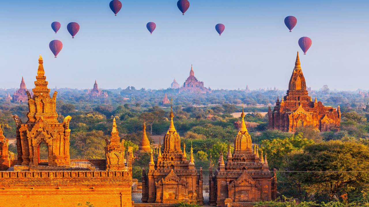 Temples in Bagan, Myanmar