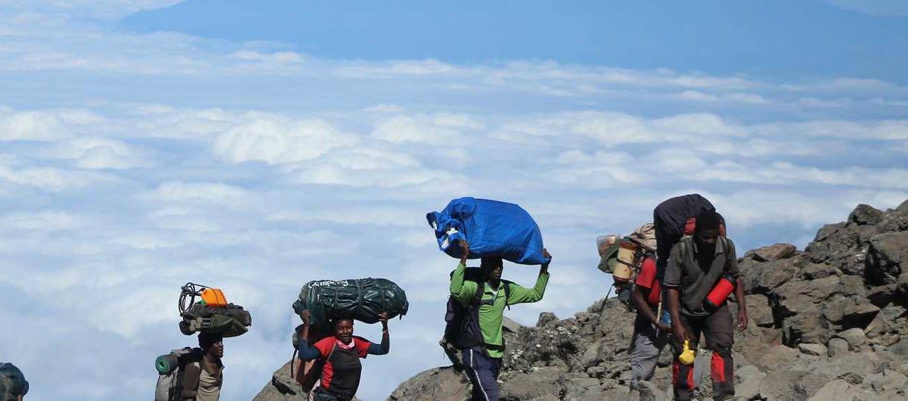 Climbing kilimanjaro