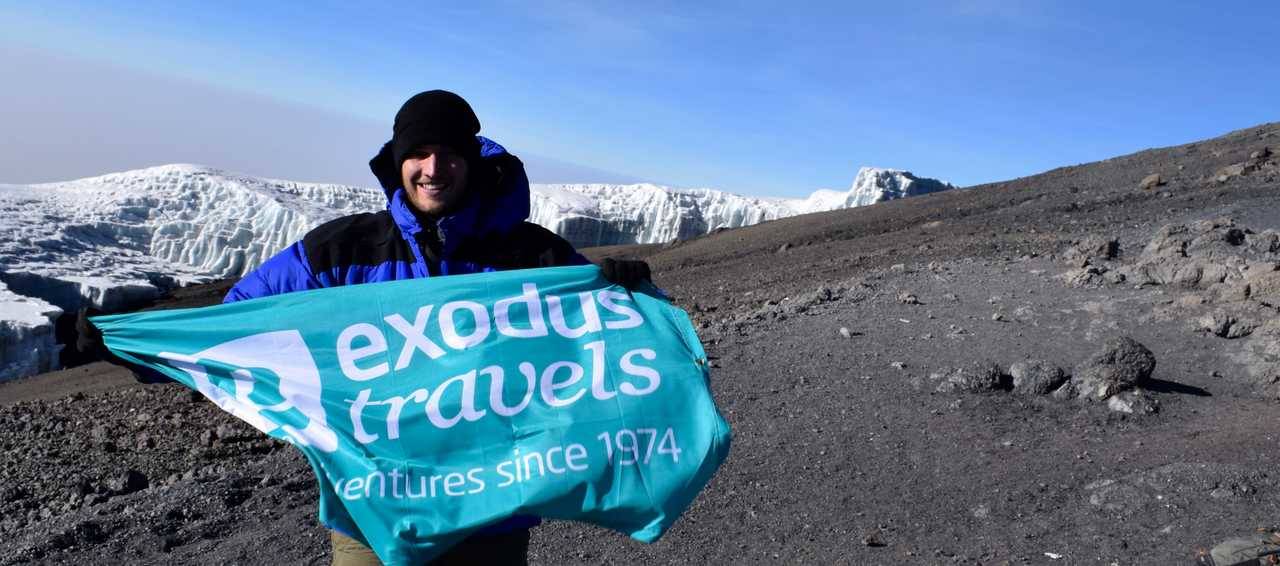 Ollie Collard on Kilimanjaro