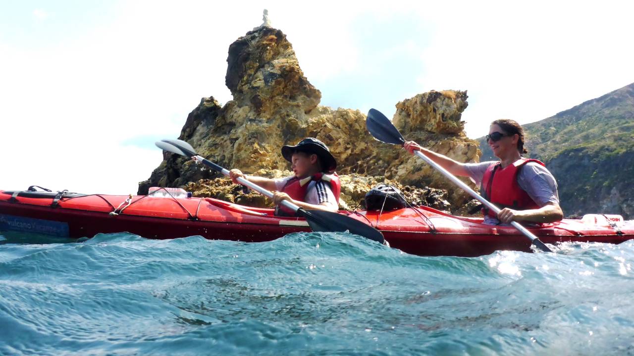 Kayaking Sicily