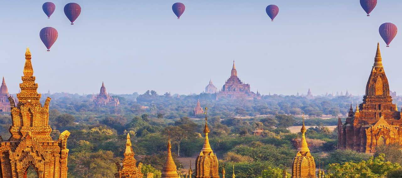 balloons over Myanmar