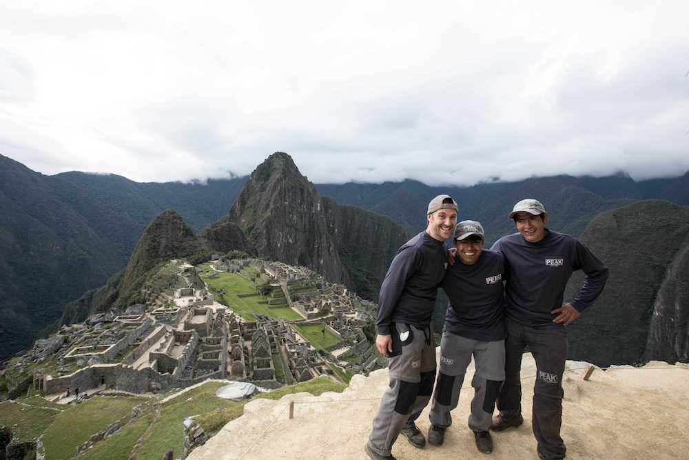 Exodus Inca Trail porters visit Machu Picchu