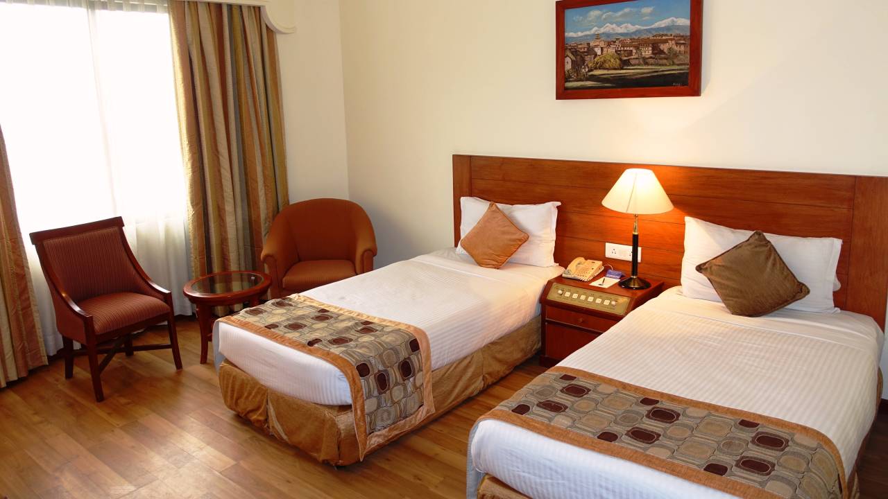 TWIN ROOM KATHMANDU HOTEL ROYAL SINGI NEPAL