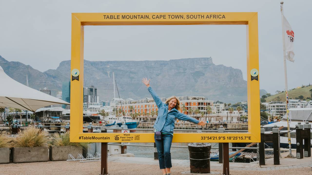 Cindy Burgess in Cape Town