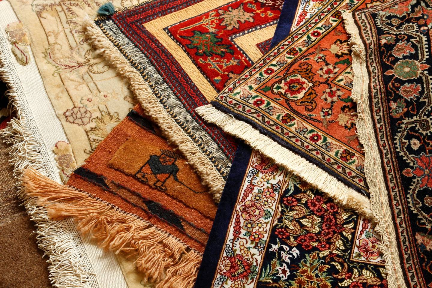 Silk carpets in uzbekistan