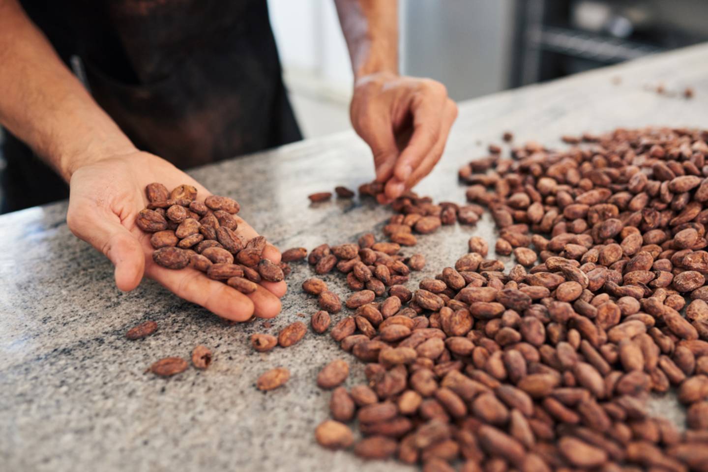 making chocolate