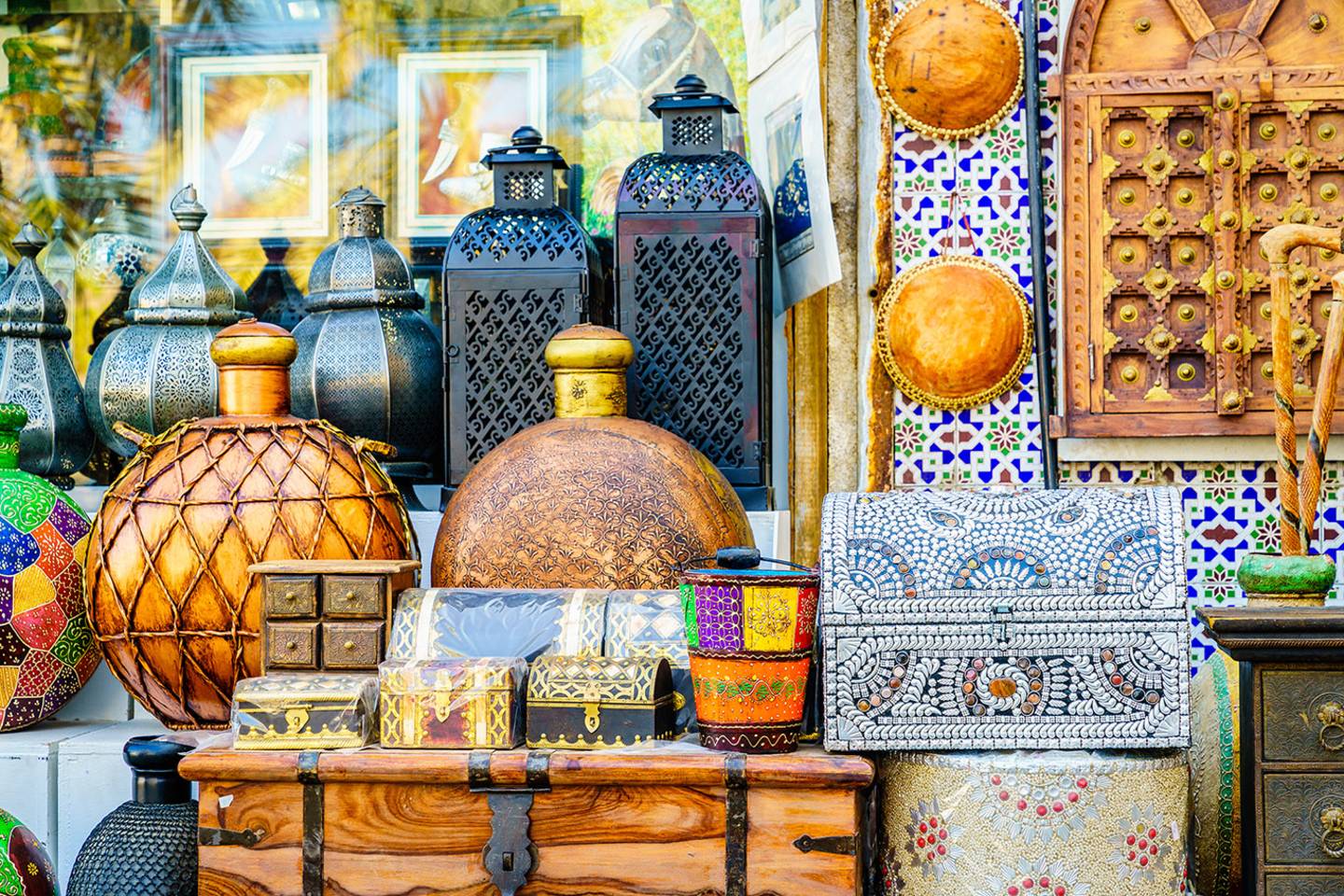 variety of handcrafted wares