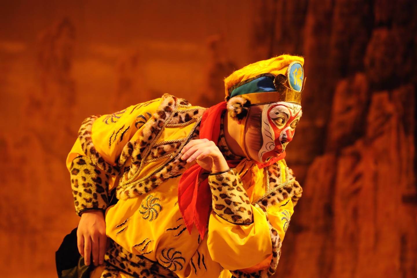 Face changing performance